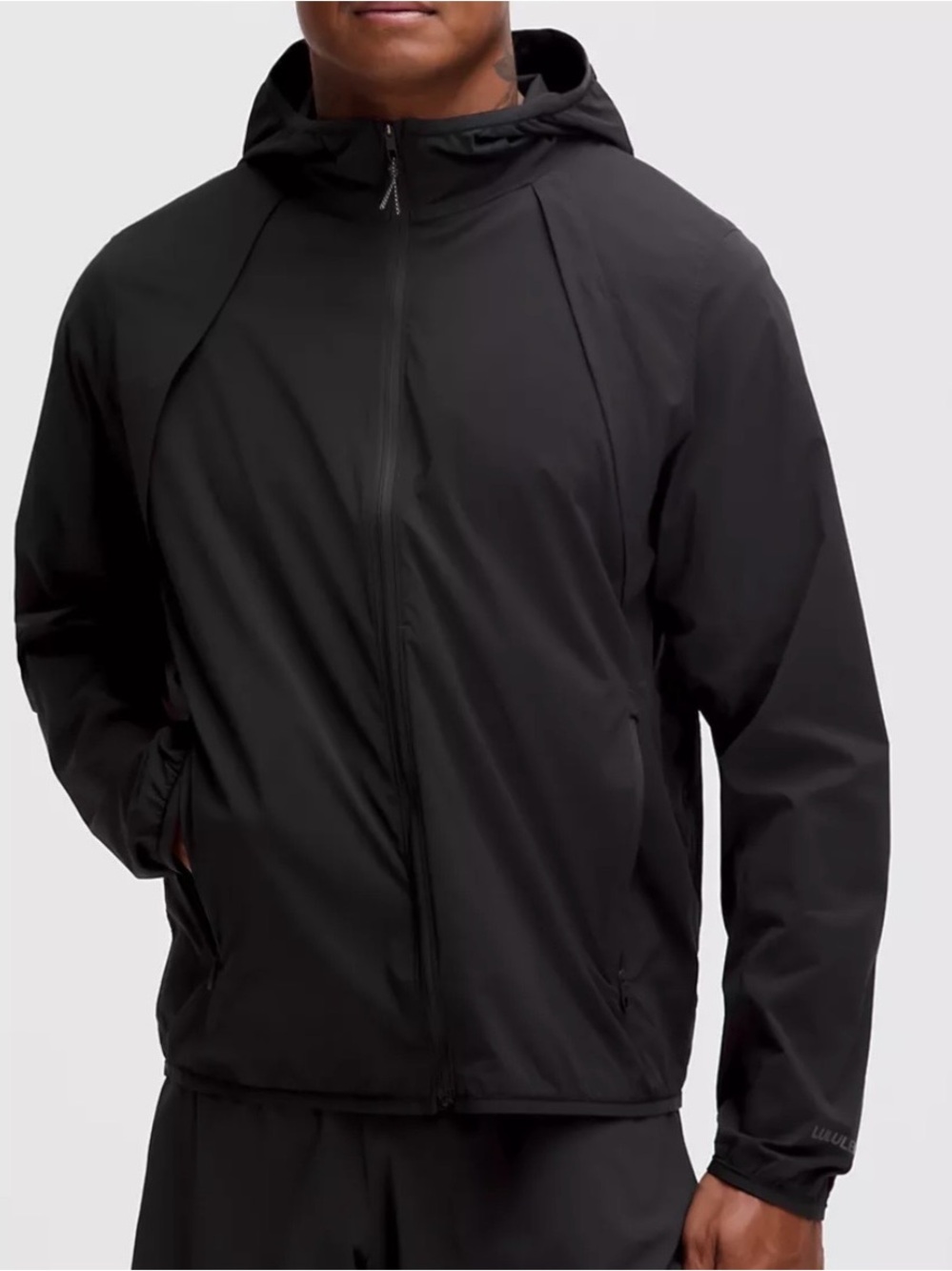 lululemon athletica Black Fast and Free Packable Jacket